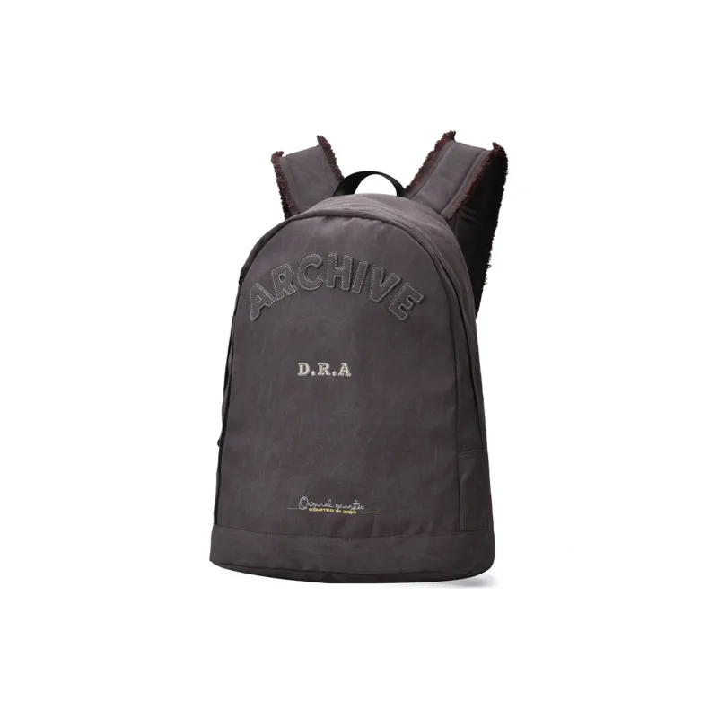 DRACONITE Denim Students Backpack Regular Unisex Brown-1