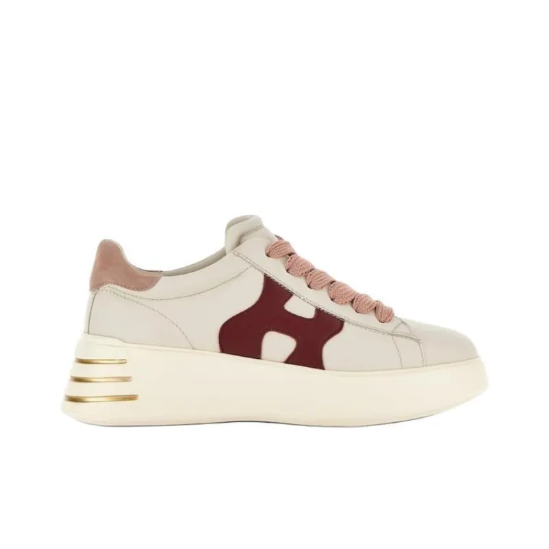 HOGAN Rebel Logo Patch Lace-Up Sneakers Women's-1