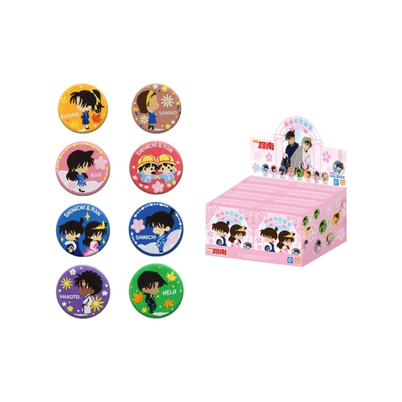 Spiritual Creations Detective Conan Case Closed Love Connection Fabric Grain Badges-1