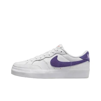 Nike SB Zoom Pogo Slip Resistant Low Top Skateboard Shoes Women's White