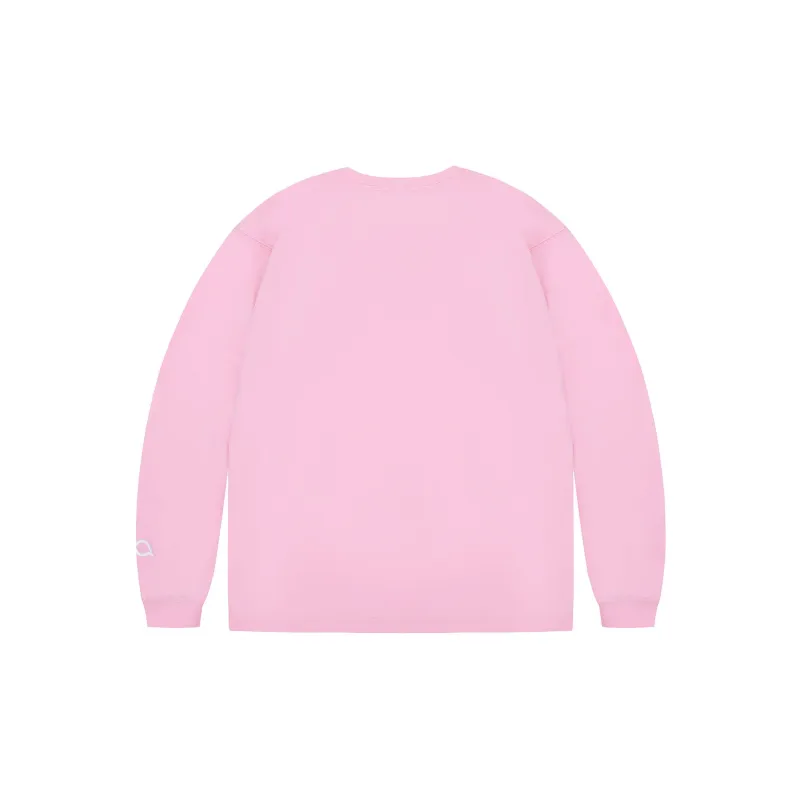 BIPOLAR Long Sleeved T Shirt Unisex White/Dark Gray/Black/Pink/Light Yellow/Light Blue/Light Green-8
