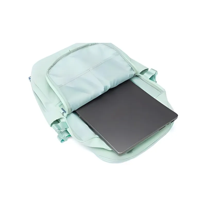 Skechers Fabric Backpack Large Size Unisex Light Mint Green-4