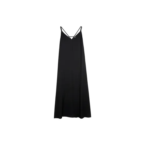 ELLE Slip Dresses Women's Black