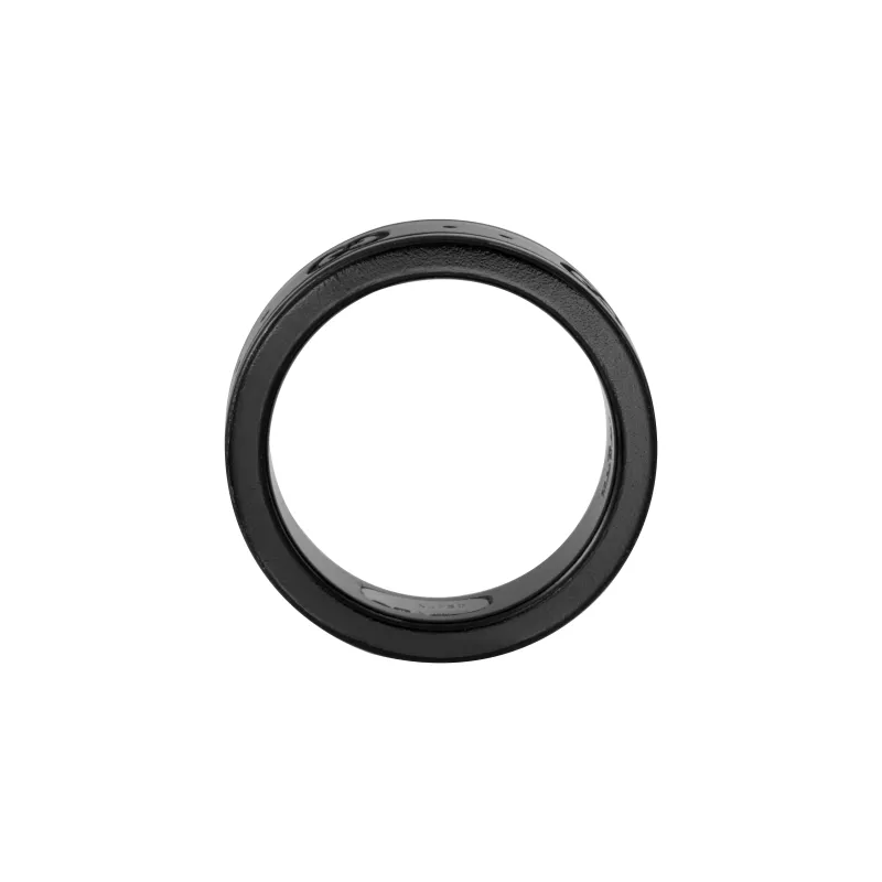 GUCCI 18K White Gold Rings Unisex Black-2