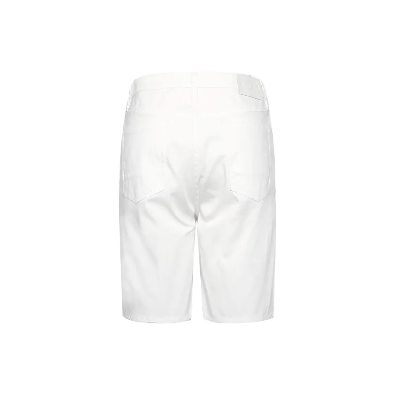 LESS IS MORE Denim Shorts Men's White-2