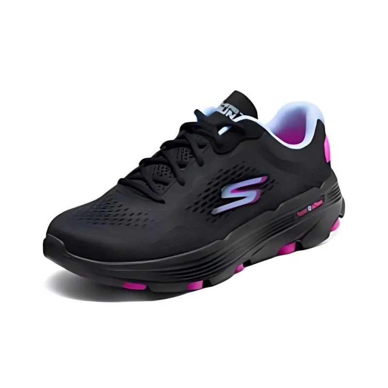 Skechers WOMEN'S GO Series Wear Resistant Low Top Running Shoes Women's Black-2