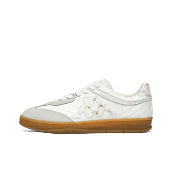 Kappa Tifo Back to Back Anti Slip Wear Resistant Low Top Skateboard Shoes Unisex Winter Day White