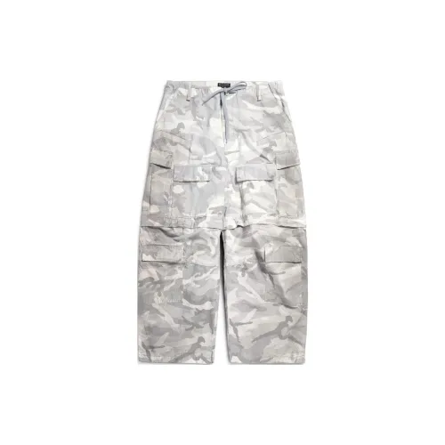 Balenciaga Cargo Pants Men Light Gray