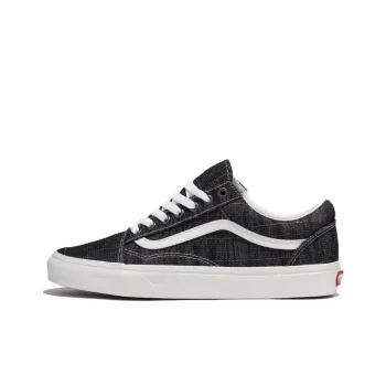 Vans Old Skool Collection Anti Slip Wear Resistant Low Top Skateboard Shoes Unisex Black