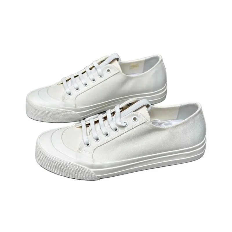 Bottega Veneta Speedster Low Top Canvas Shoes Women's White-2