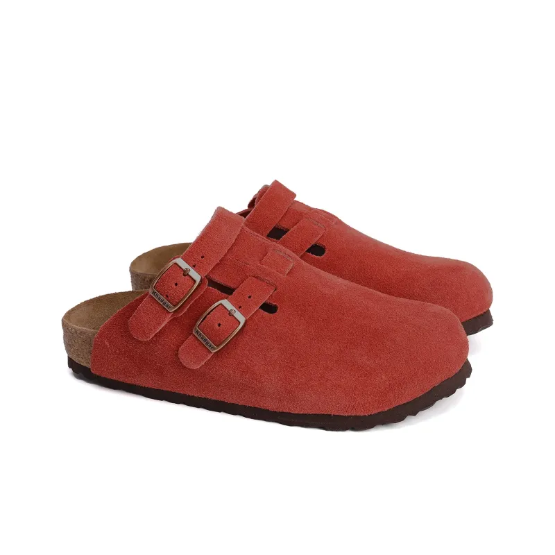 Khadgar Mules Slip on Shoes With Partial Coverage, Reversible, Birkenstock, Cork Soft Sole Closed Toe Slippers Unisex-38