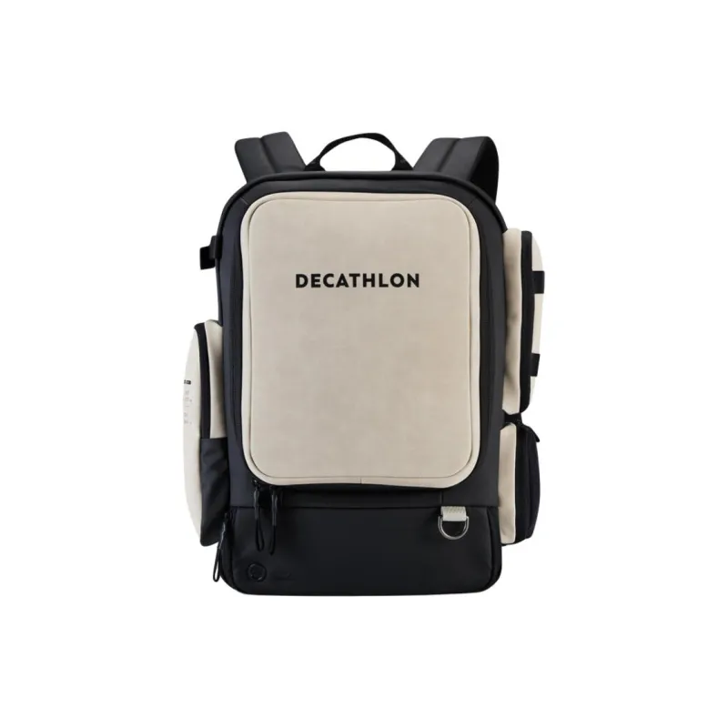 DECATHLON 27 Liter Outdoor Bags Water Repellent Fabric Black & White Unisex-0