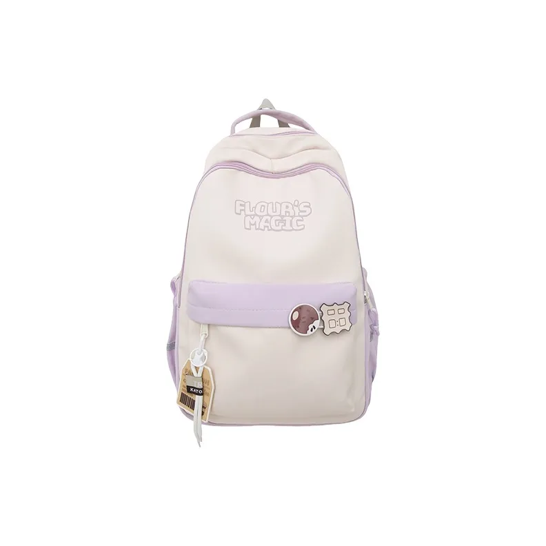 HACIN Nylon Backpack Women's Multicolor-5