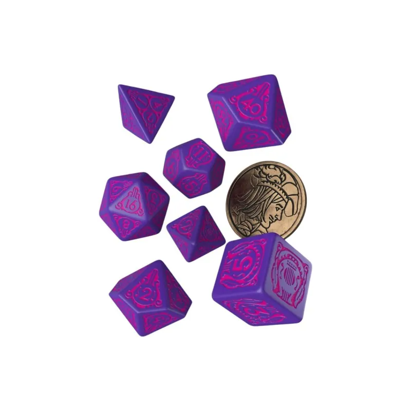 Q WORKSHOP The Witcher Dice Set Dandelion The Conqueror Of Hearts Board Games-1