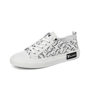 Playboy Playboy Cushioning Impact-Resistant Wear-Resistant Lightweight Slip-Resistant Canvas Shoes Men's