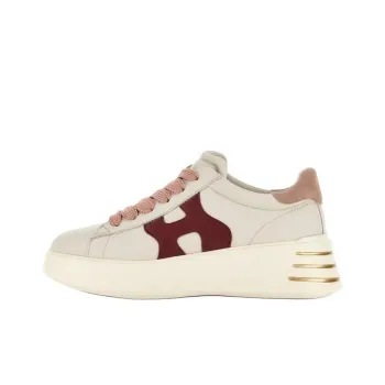 HOGAN Rebel Logo Patch Lace Up Sneakers Women's