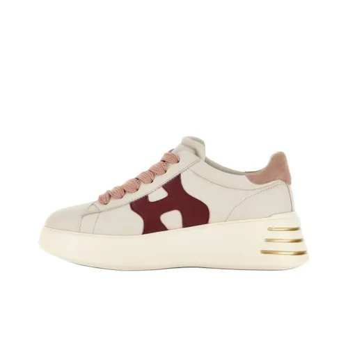 HOGAN Rebel Logo Patch Lace Up Sneakers Women's
