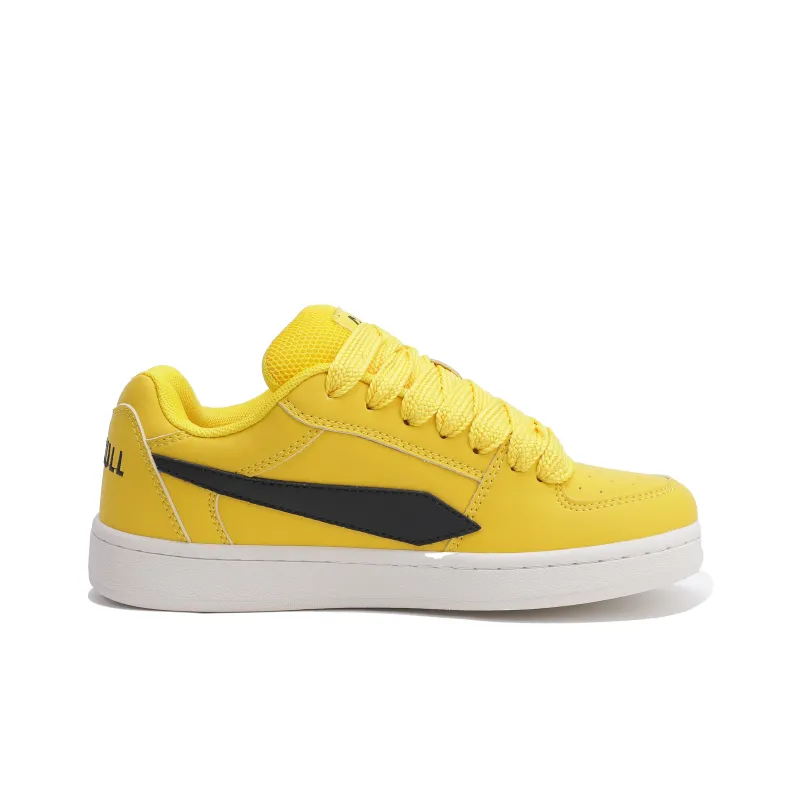GLO BULL Skateboard Shoes Unisex Low Top Yellow-1