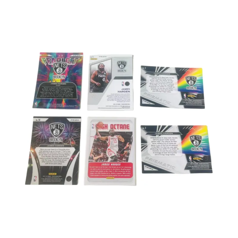 PANINI Harden Teca Refringence 6 Piece Combination Player Card Product Access Sports Cards 6 Pcs-1