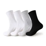 [Terry Sole]Crew 2 White, 1 Black, 1 Gray