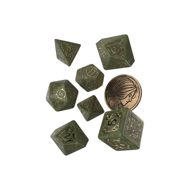Q WORKSHOP The Witcher Dice Set. Triss   The Fourteenth Of The Hill Board Games-1