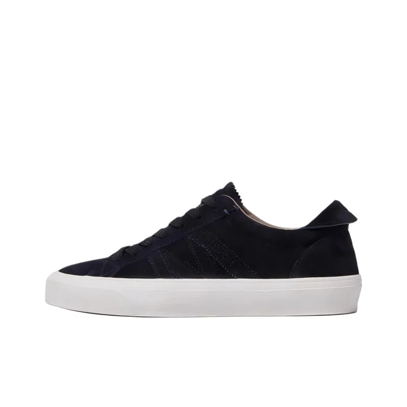 Moncler Monaco M Skateboard Shoes Men's Blue-0