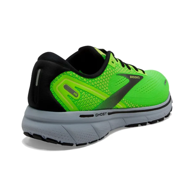 Brooks Ghost 14 Wear resistant And Lightweight Low Top Running Shoes Men's Green-3
