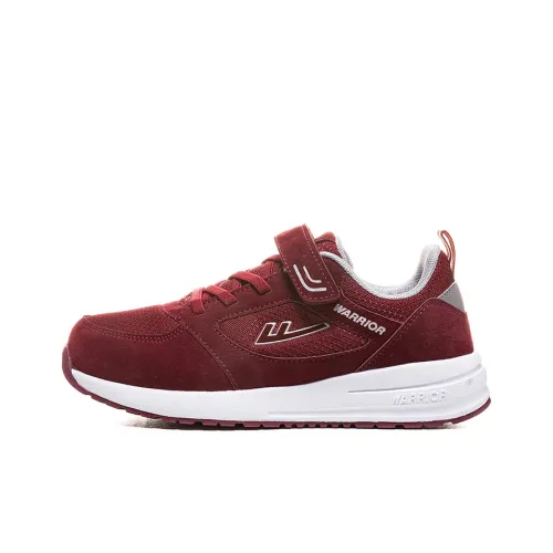 WARRIOR Casual Shoes Women's Low-Top Burgundy/Black