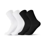 [No Terry Sole]Crew 2 White 2 Black