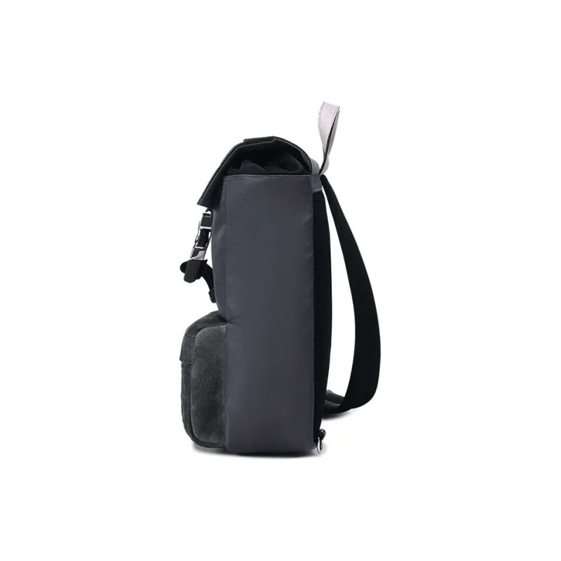 FENDI Polyamide Backpack Trumpets Men's Gray-2