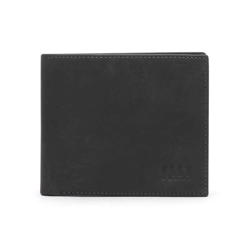 ELLE HOMME Cow Leather Wallets Men's Gray-0