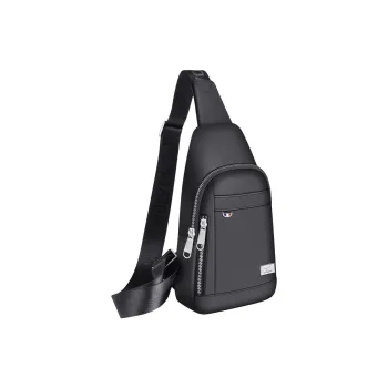 SEPTWOLVES Oxford Shoulder Bag, Crossbody Bag, Fanny Pack, Sling Bag Regular Unisex Black/Gray/Blue