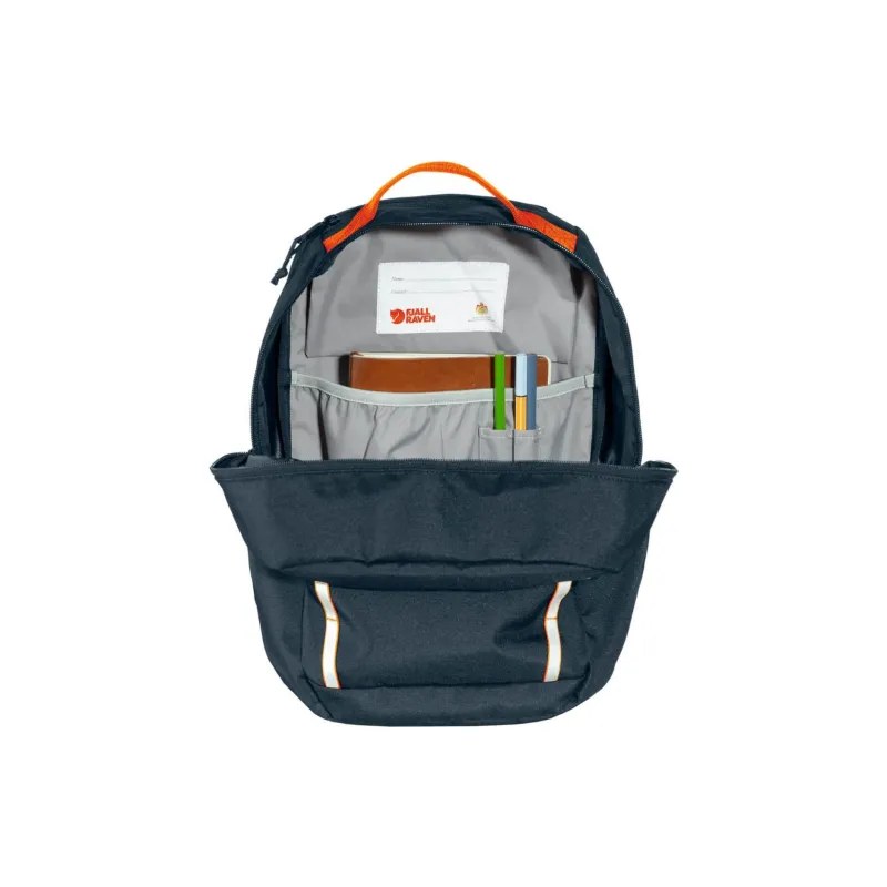 Fjallraven Recycled Polyester Oxford Fabric Backpack Regular Men's Navy-4