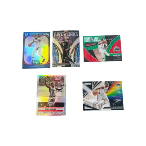 PANINI Paul George Teca Refringence Five Card Combination Basketball Card Product Access Sports Cards 5 Pcs