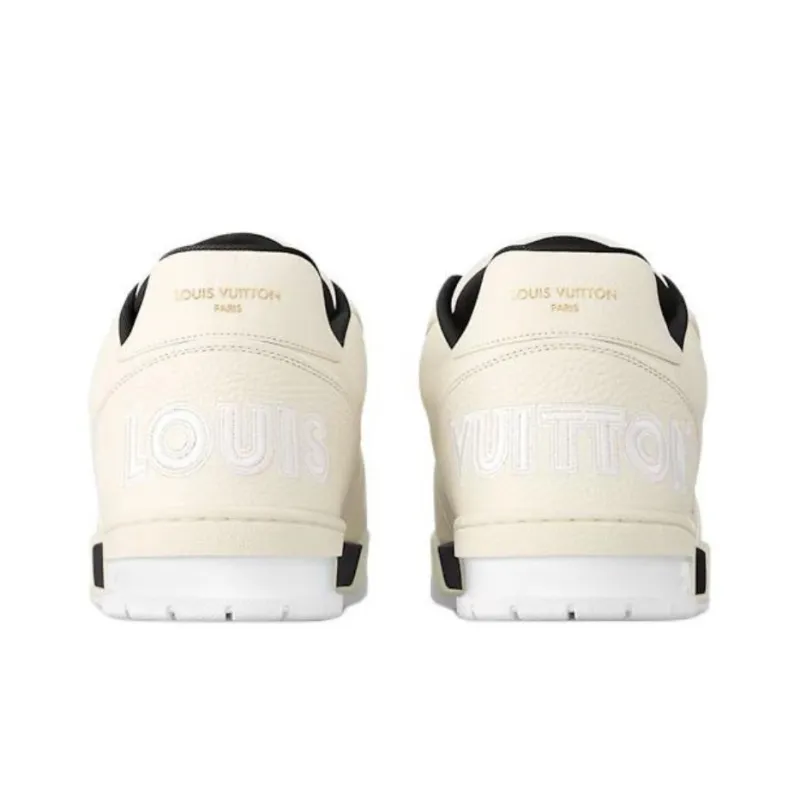 LOUIS VUITTON Trainer Skateboard Shoes Men's Black-4