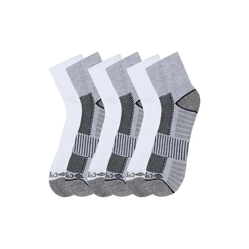 Columbia Grey Socks Mn Ns/Piq Ftbed Pair Of 6 Ankle Socks Men's 6 Pack-0