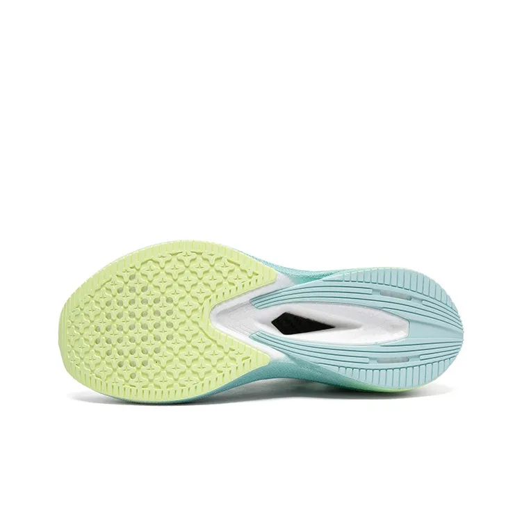LPMX Running Shoes Men Low Top White Turquoise Green-4