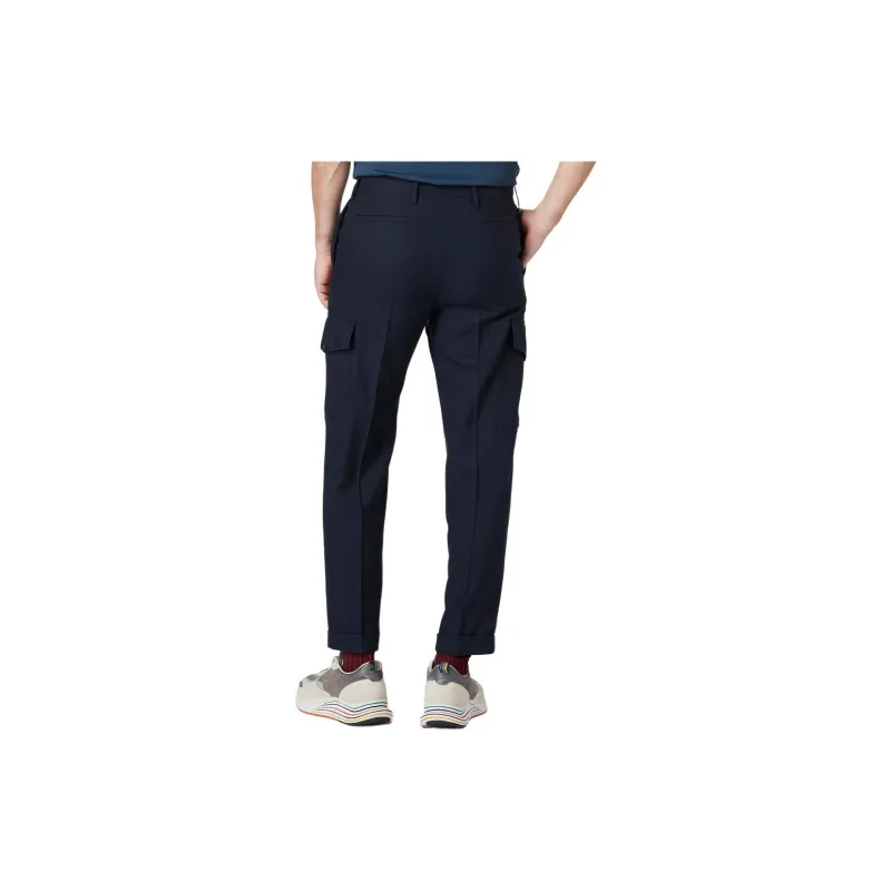 Paul Smith Turn-Up Hem Mid-Rise Trousers-1