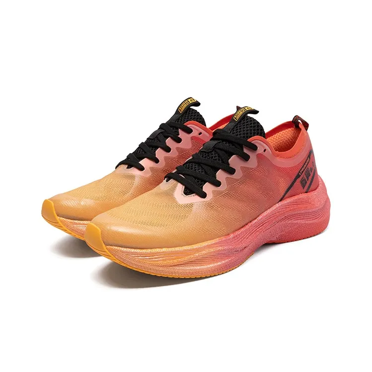 LPMX Running Shoes Men Low Top Lava Orange-3