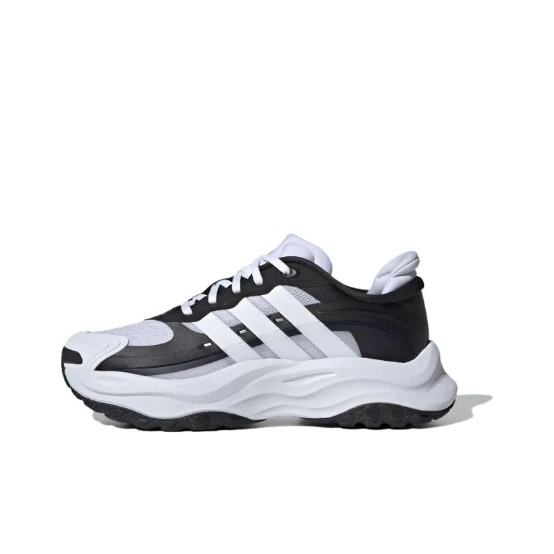 Adidas Maxxwavy Low Top Chunky Sneakers Unisex Black White-0