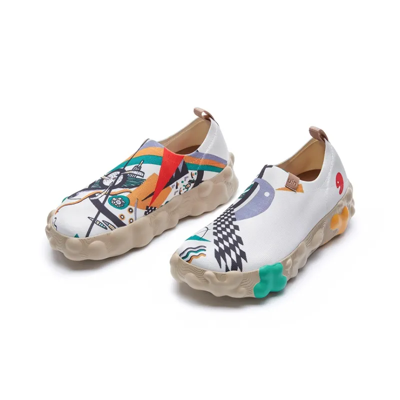 U.IN Painted Museum Collaboration Collection Casual Shoes Women's-16