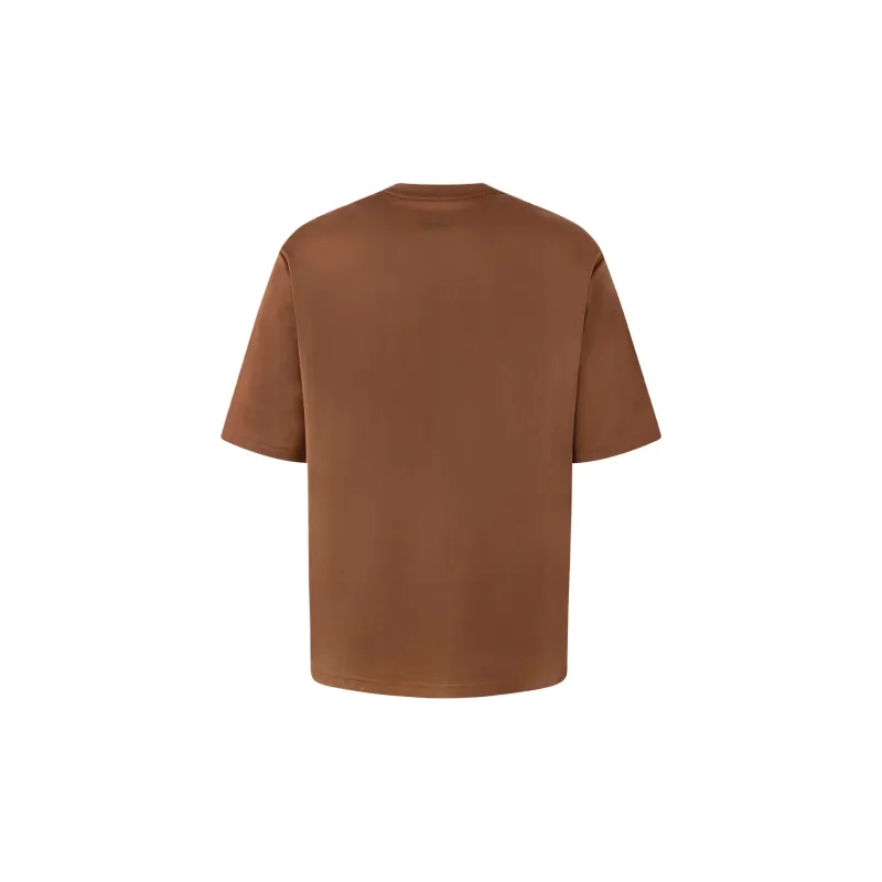 Adidas T Shirt Men's Brown/Jade White-1