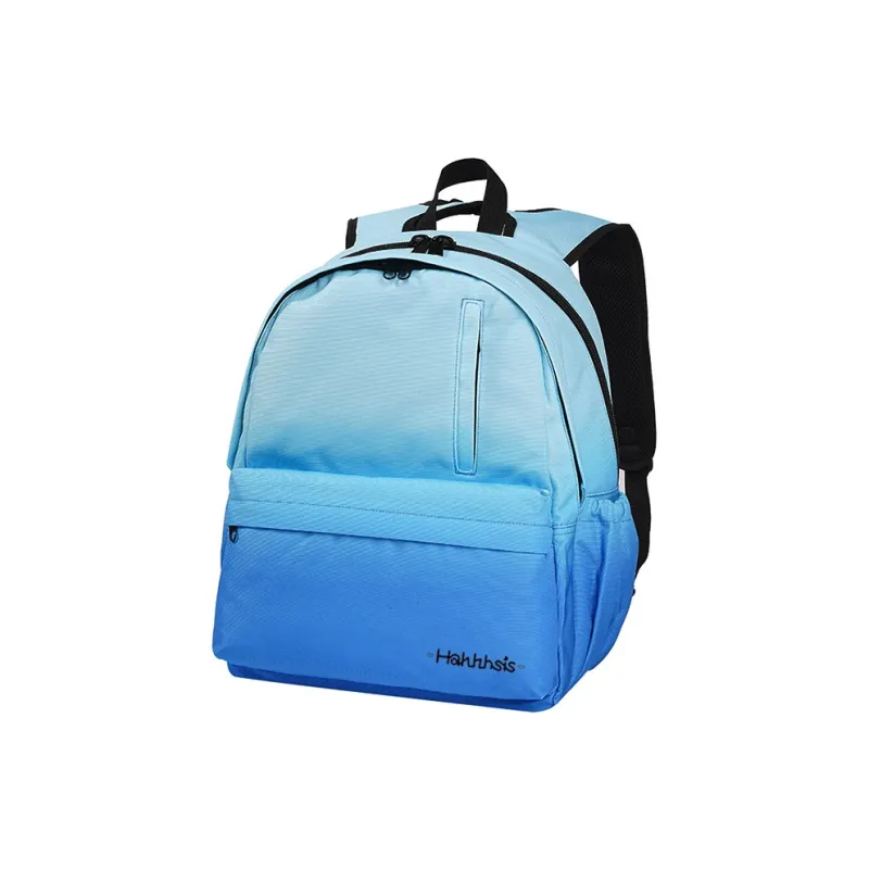 Hahhhsis Polyester Middle School Student, High School Student, University Student Backpack Unisex Gradient Coffee-28
