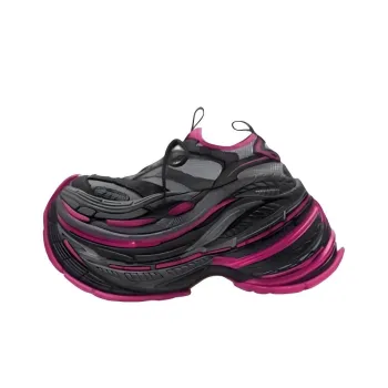 Balenciaga Platform Casual Shoes Unisex Purple