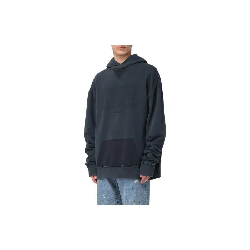 Maison Margiela Logo Embroidered Reverse Hoodie-2