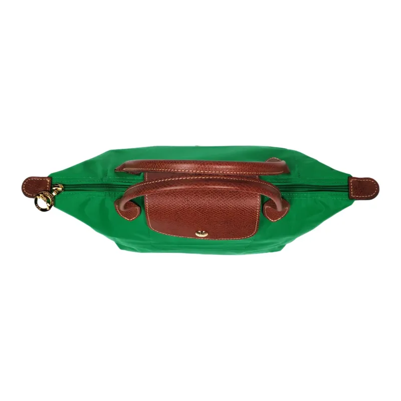 LONGCHAMP Le Pliage Polyamide Canvas With Leather Canvas Bag Dumpling Bag Handbags Small Size Women's Green-4