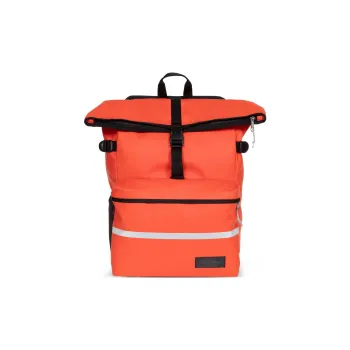 EASTPAK Polyester Backpack Unisex Orange Colored