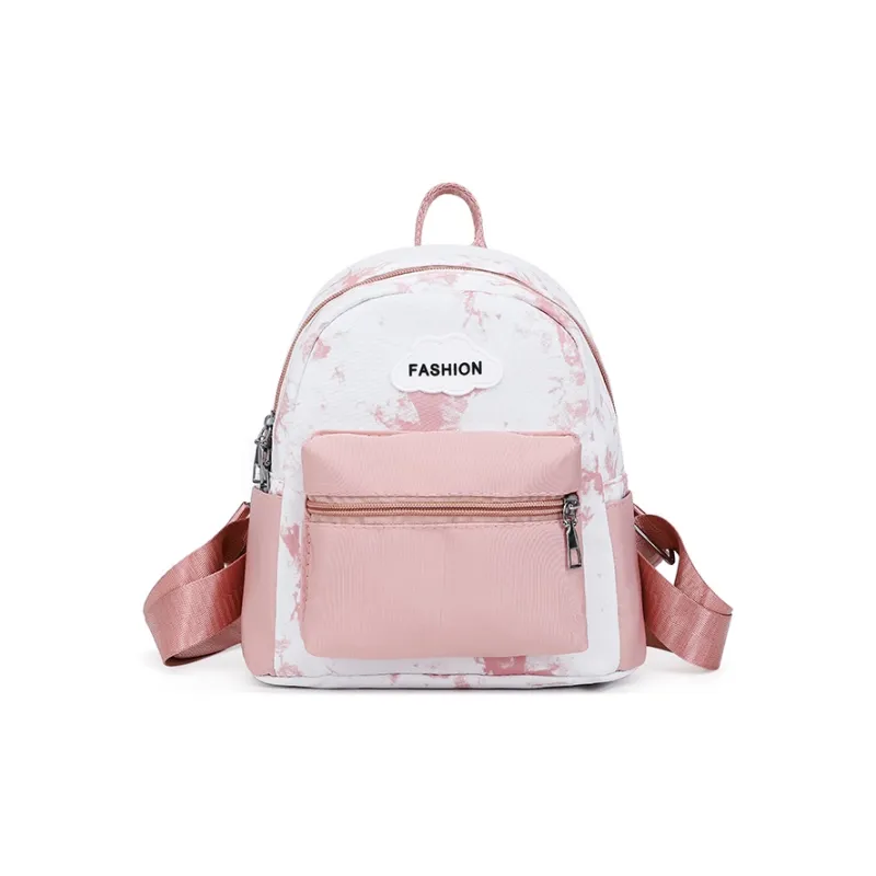 GEERDUN Nylon Backpack Regular Women's Black/Khaki/Pink/Blue-4