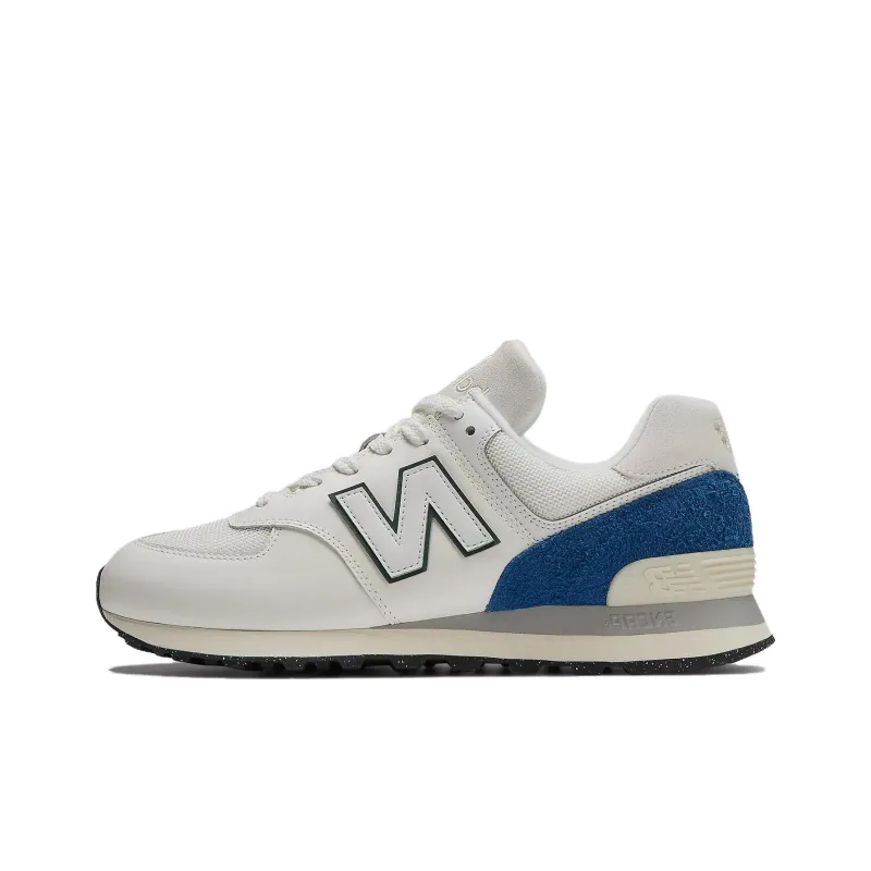 New Balance 574 White Royal Blue-0