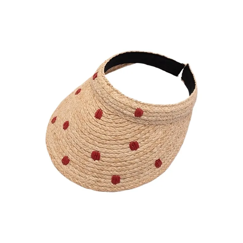 SLEEPYWALK Raffia Sun Protection Hats Women's-0